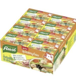 คนอร์ก้อน ซุปรสหมูก้อน 20กรัม