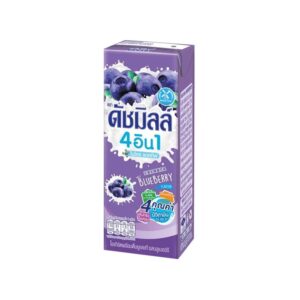 ดัชมิลล์ นมเปรี้ยวUHT รสบูลเบอร์รี่ 180 มล.