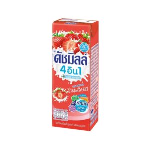ดัชมิลล์ นมเปรี้ยวUHT รสสตรอว์เบอร์รี่ 180 มล.