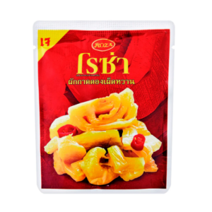 โรซ่า ผักกาดดองเผ็ดหวาน แบบซอง 145 g.