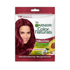 การ์นิเย่ คัลเลอร์ แนทเชอรัลส์ ครีมย้อมผม สีแดงราสเบอร์รี่ 60 g.